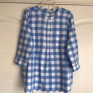 Joan Rivers Buffalo Check Tunic